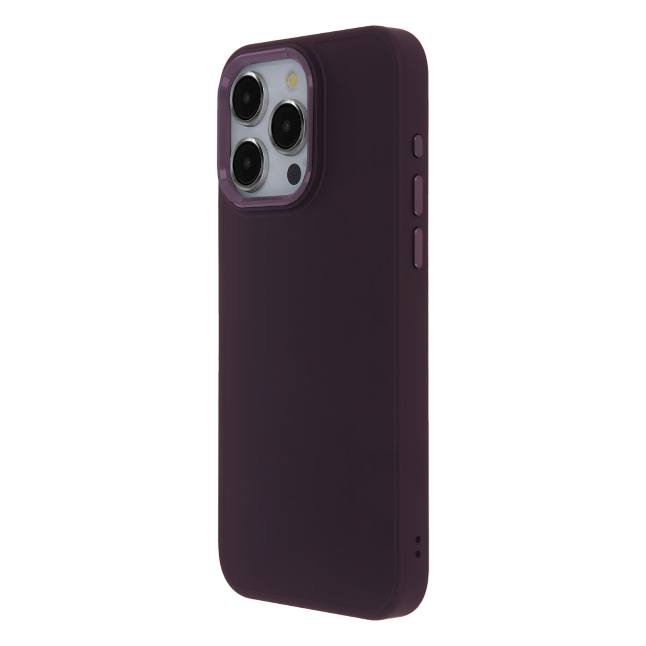 Satin Elegant dėklas telefonui iPhone 15 Plus 6,7" burgundiškas