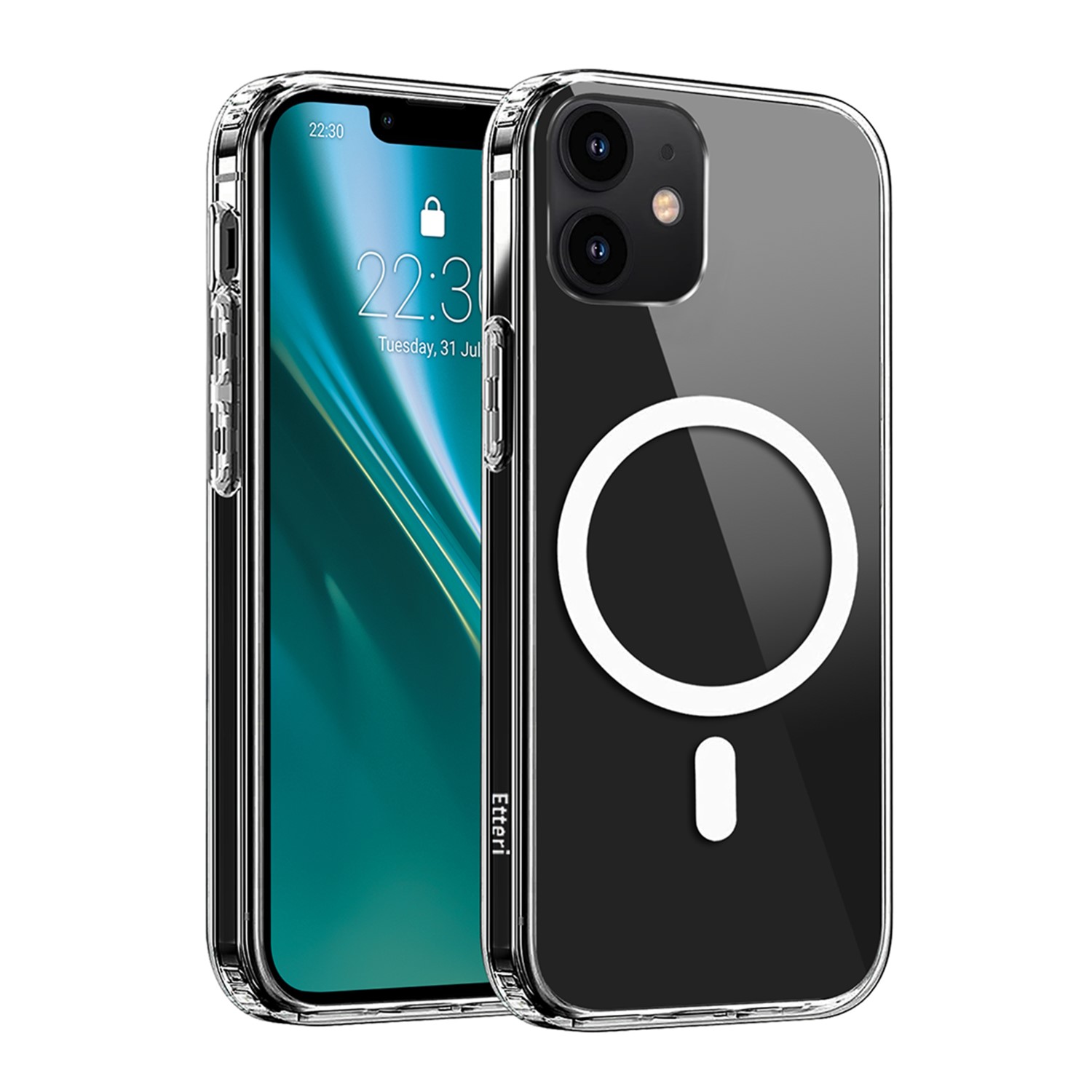 Etteri hibridinis magnetinis dėklas telefonui iPhone 12 / 12 Pro 6,1"