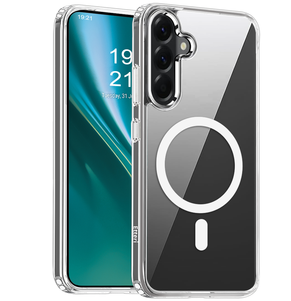 Dėklas telefonui Etteri Hybrid Magnetinis Samsung Galaxy A55 5G
