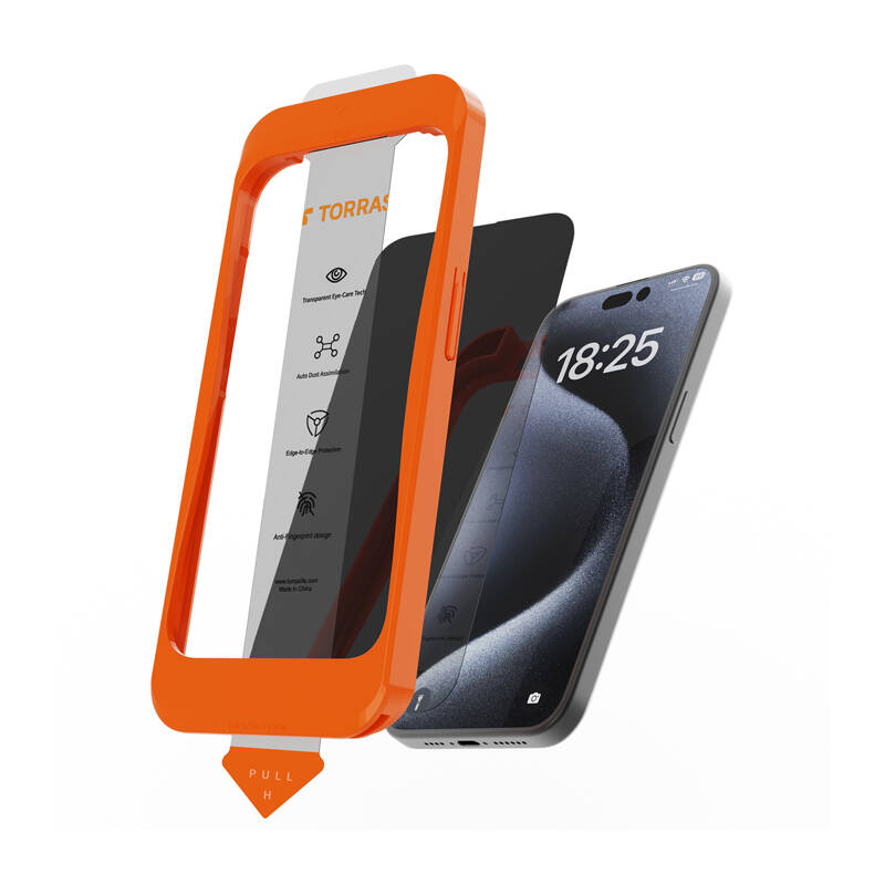 Torras Install Master grūdintas stiklas iPhone 16 Plus