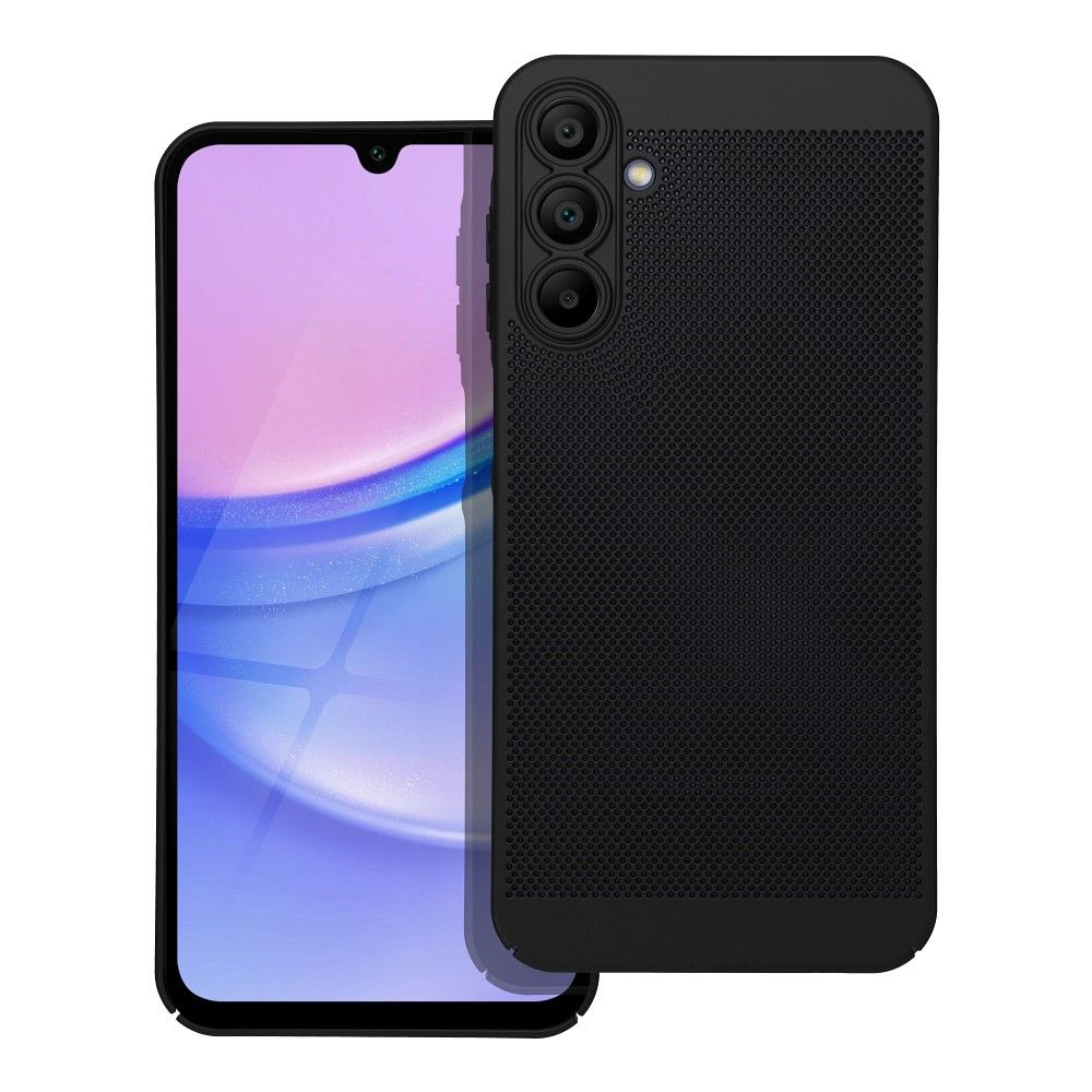 BREEZY dėklas telefonui (m) SAMSUNG A15 4G / A15 5G - juodas