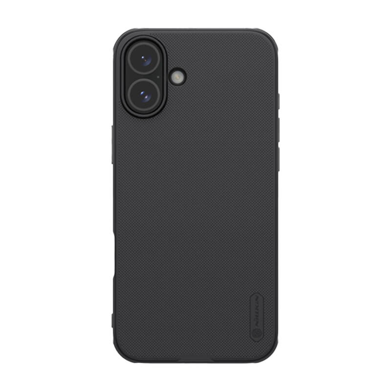 Nillkin Super Frosted Shield Pro dėklas telefonui iPhone 16 (juodas)