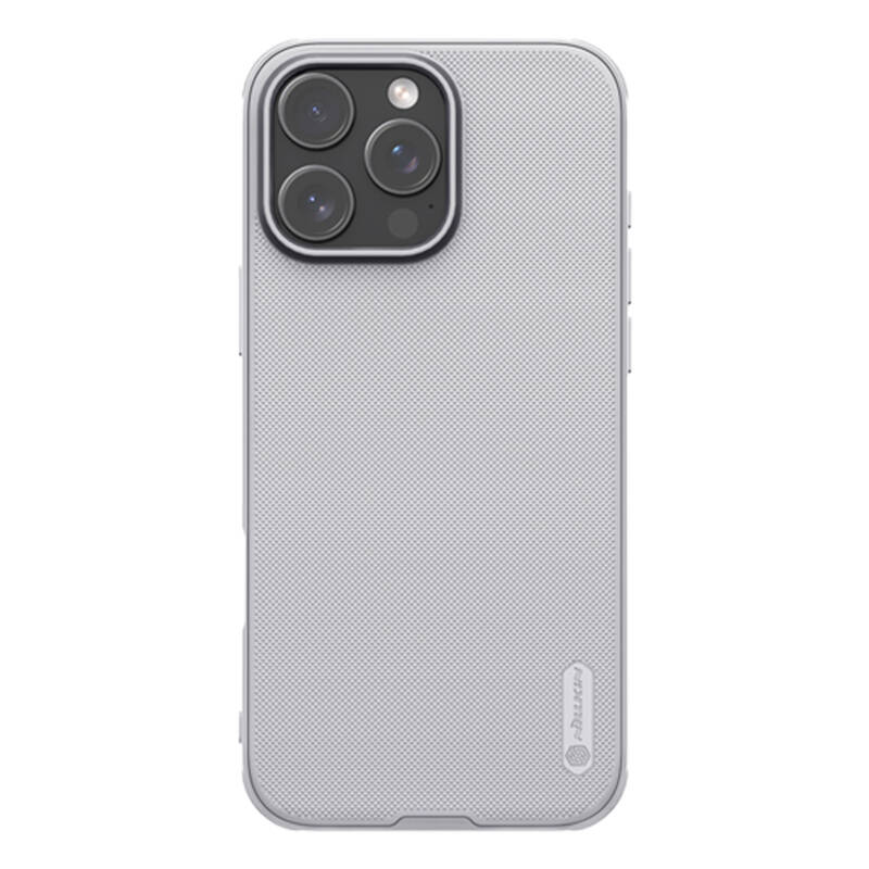 Nillkin Frosted Shield Pro dėklas telefonui iPhone 16 Pro Max - pilkas