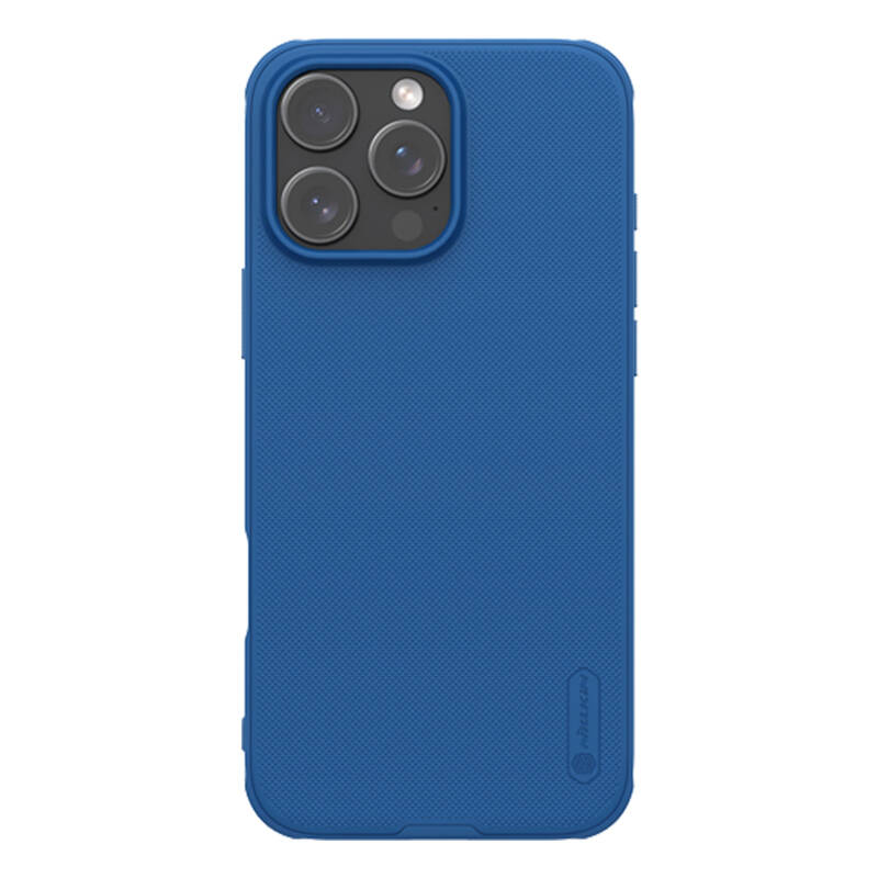 Nillkin Super Frosted Shield Pro Magnetinis dėklas telefonui iPhone 16 Pro Max - mėlynas