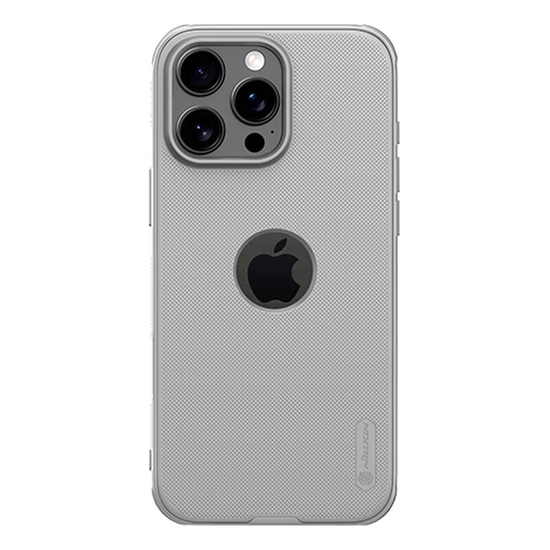 Nillkin Super Frosted Shield Pro Dėklas telefonui iPhone 16 Pro - pilkas