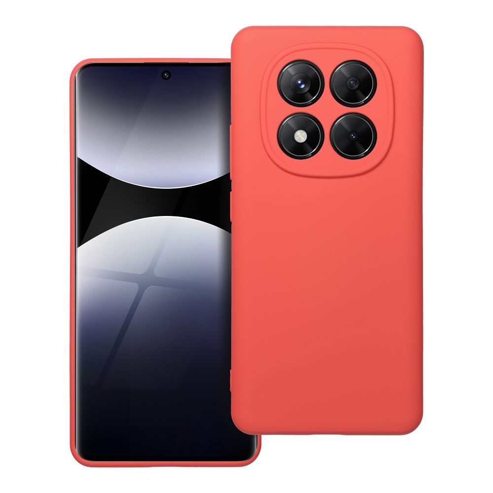 Silikoninis dėklas telefonui XIAOMI Redmi Note 14 Pro 5G / 14 Pro Plus 5G (m) - persikinis