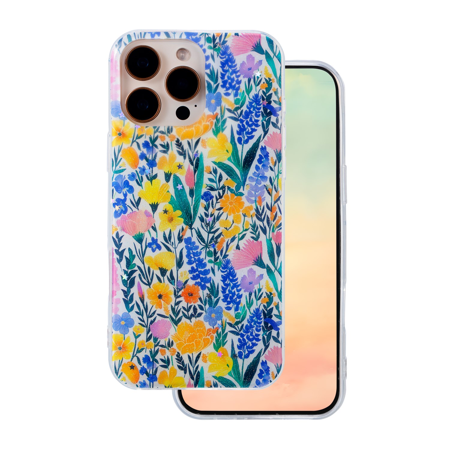 Glow Glam dėklas telefonui iPhone 16 Pro Max 6,9" rustic