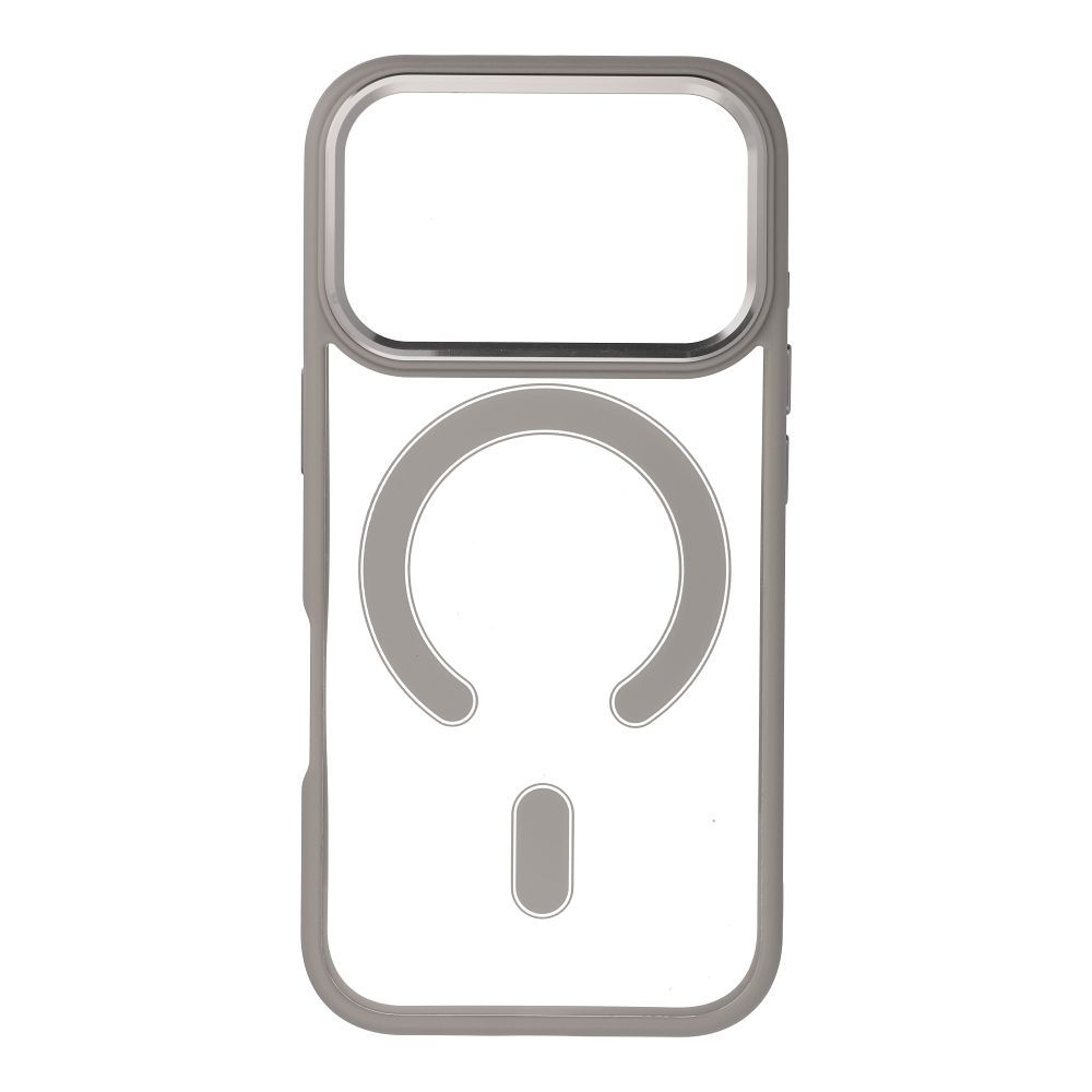 COLOR EDGE MAG COVER magnetinis dėklas telefonui, suderinamas su MagSafe, skirtas IPHONE 17 Pro, titano pilkas