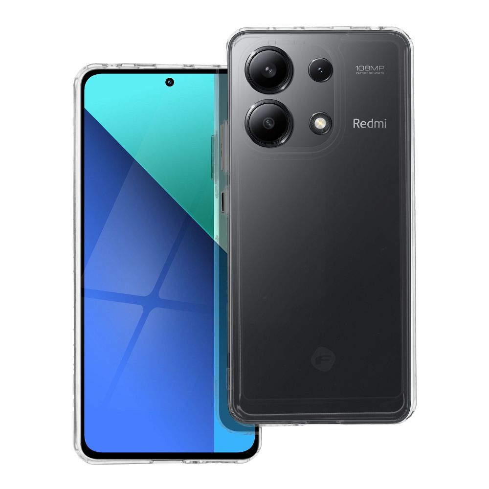 FORCELL F-PROTECT skaidrus dėklas Xiaomi Redmi Note 13 4G permatomas