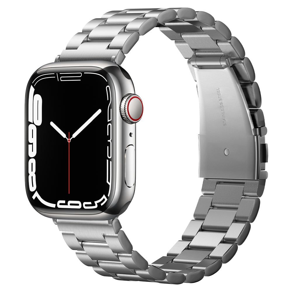 Spigen Moderni Fit apyrankė Apple Watch 4/5/6/7/8/9/SE/Ultra (42/44/45/49 mm) - sidabrinė