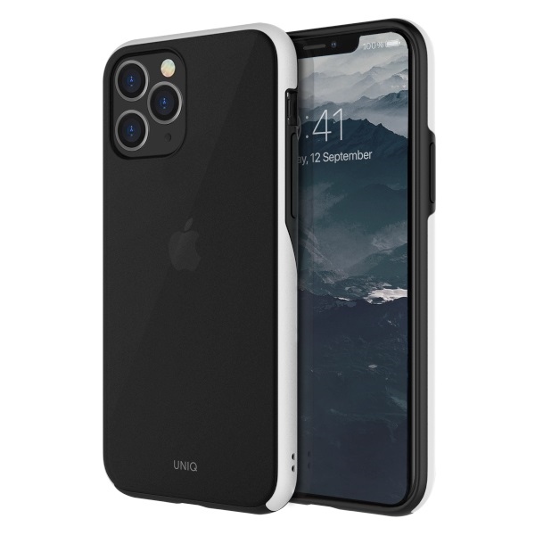 Uniq Vesto Hue dėklas telefonui iPhone 11 Pro - juodas ir baltas