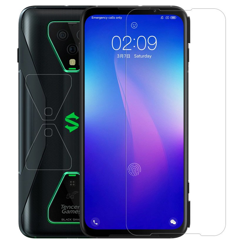 Nillkin Amazing H+ Pro itin plonas stiklas AGC 0.2 mm 9H 2.5D Xiaomi Black Shark 3 Pro