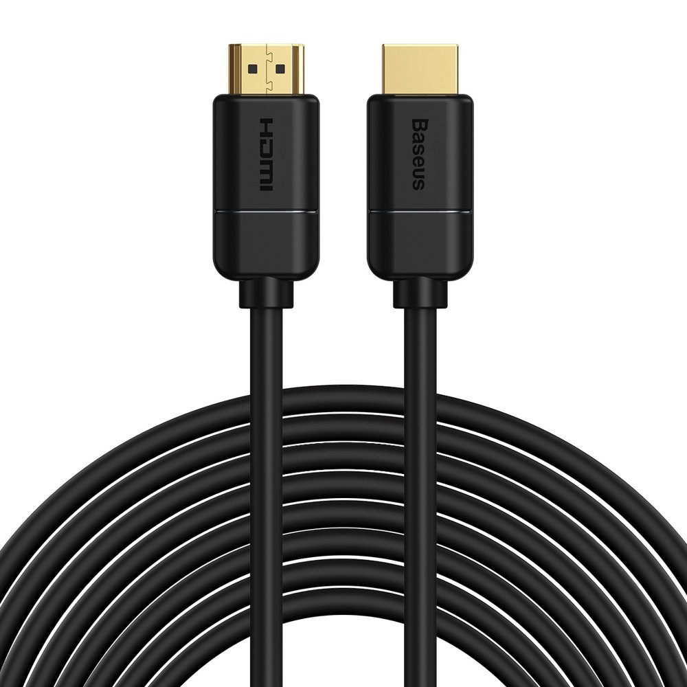 Baseus HDMI 2.0 kabelis 4K 30 Hz 3D HDR 18 Gbps 8 m juodas (CAKGQ-E01)