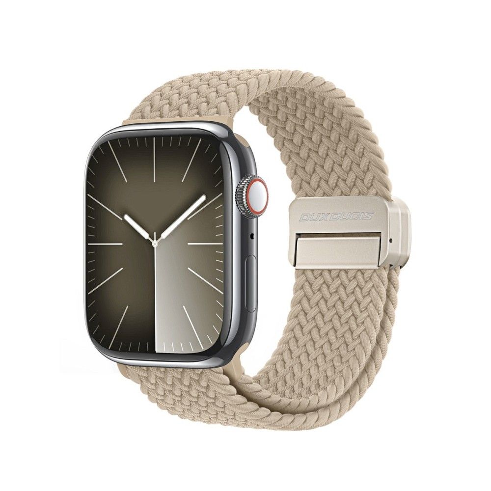 DUX DUCIS MIXTURE PRO elastinė pyninė juosta Apple Watch 38/40/41 mm šviesiai smėlinė