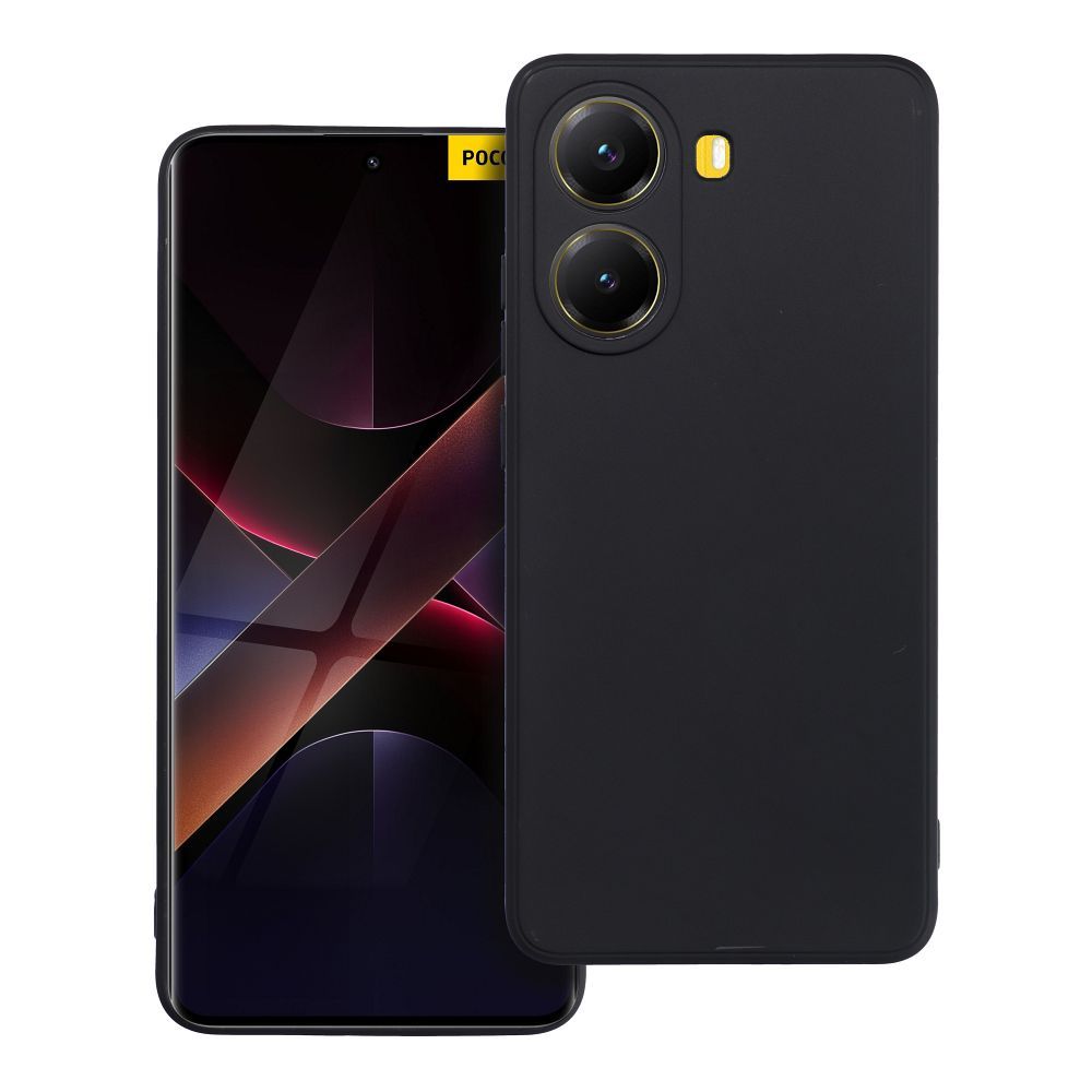 MATT dėklas telefonui XIAOMI POCO X7 Pro juodas