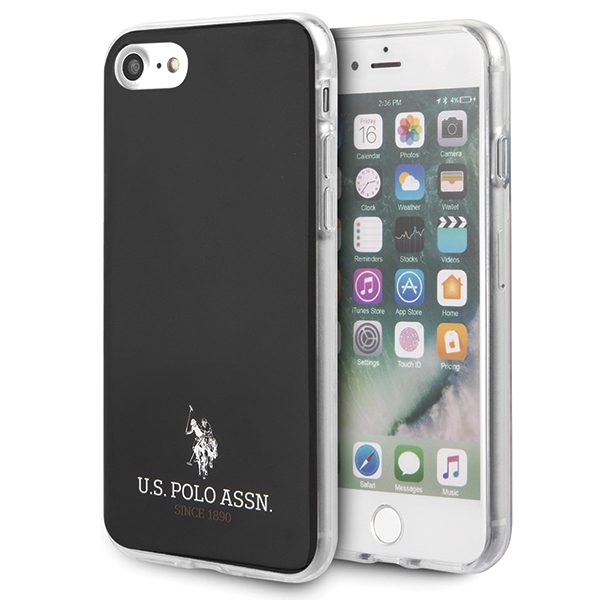 US Polo USHCI8TPUBK iPhone 7/8/SE 2020 / SE 2022 juodas Blizgus