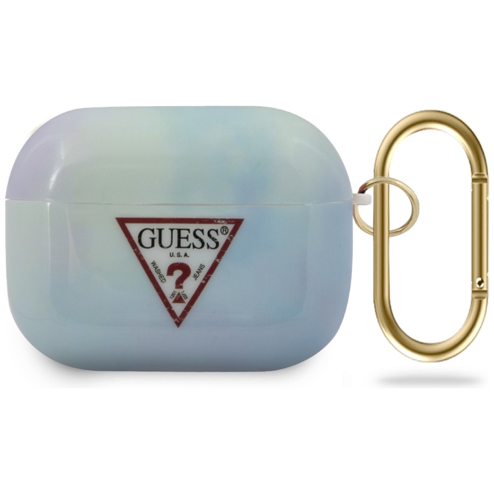 Guess GUACAPTPUMCGC02 AirPods Pro dėklas mėlynas/mėlynas Tie & Dye kolekcija