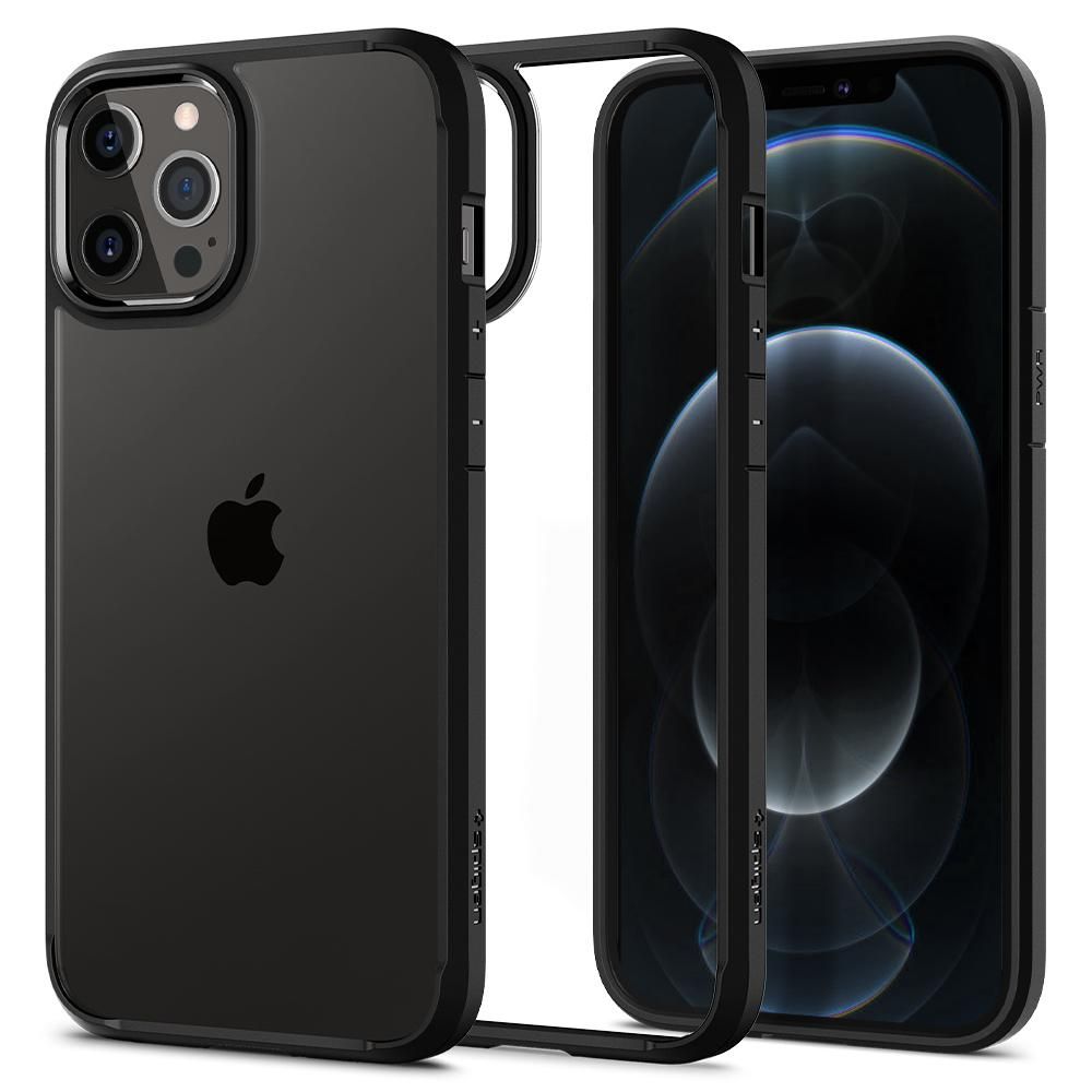Spigen Ultra Hybrid Dėklas telefonui iPhone 12 / iPhone 12 Pro - Matinis juodas