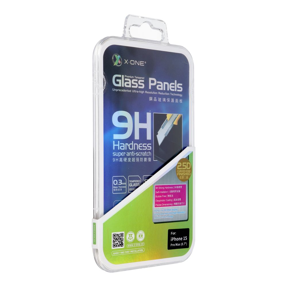 Grūdintas stiklas X-ONE – iPhone 15 Pro Max