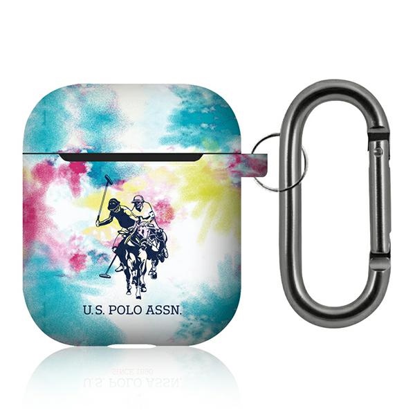 US Polo USACA2PCUSML AirPods dėklas įvairiaspalvė Tie & Dye kolekcija