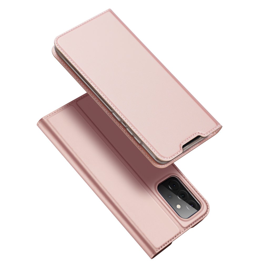 DUX DUCIS Skin Pro knygos tipo dėklas Samsung Galaxy A72 4G rožinis