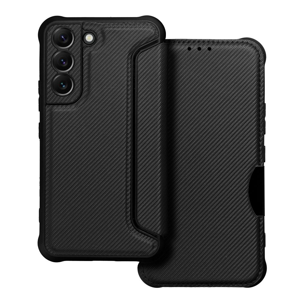 RAZOR knygos tipo dėklas telefonui SAMSUNG S22 juodas