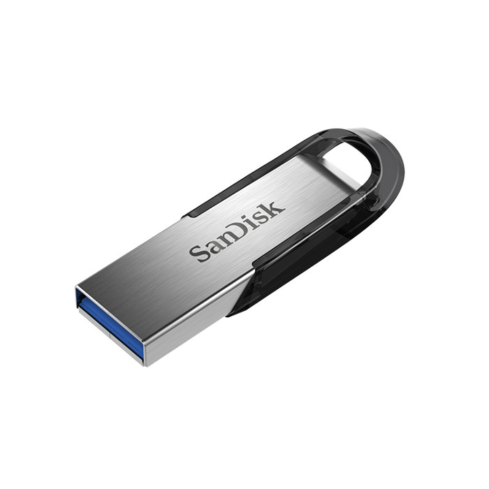 SanDisk atmintukas 64GB USB 3.0 Ultra Flair sidabrinis