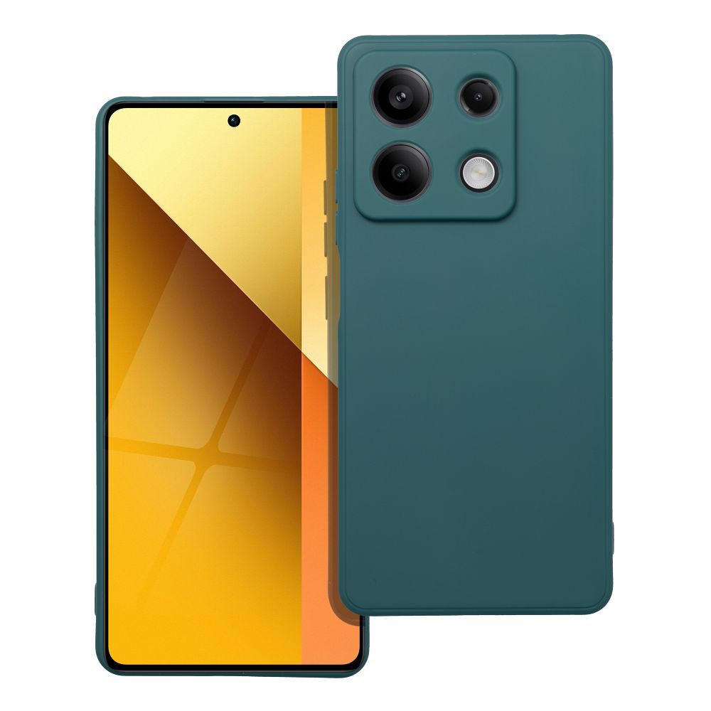MATT dėklas telefonui XIAOMI Redmi Note 13 5G tamsiai žalia