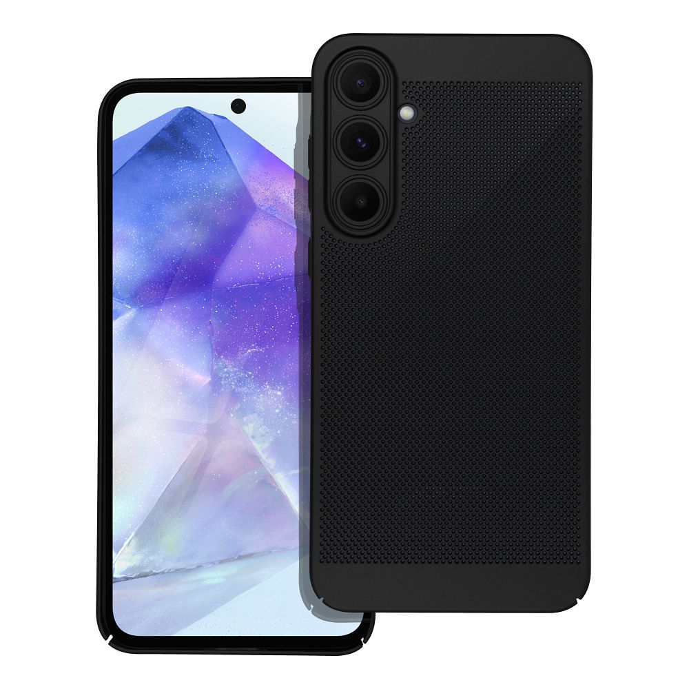 BREEZY dėklas telefonui SAMSUNG A55 5G juodas
