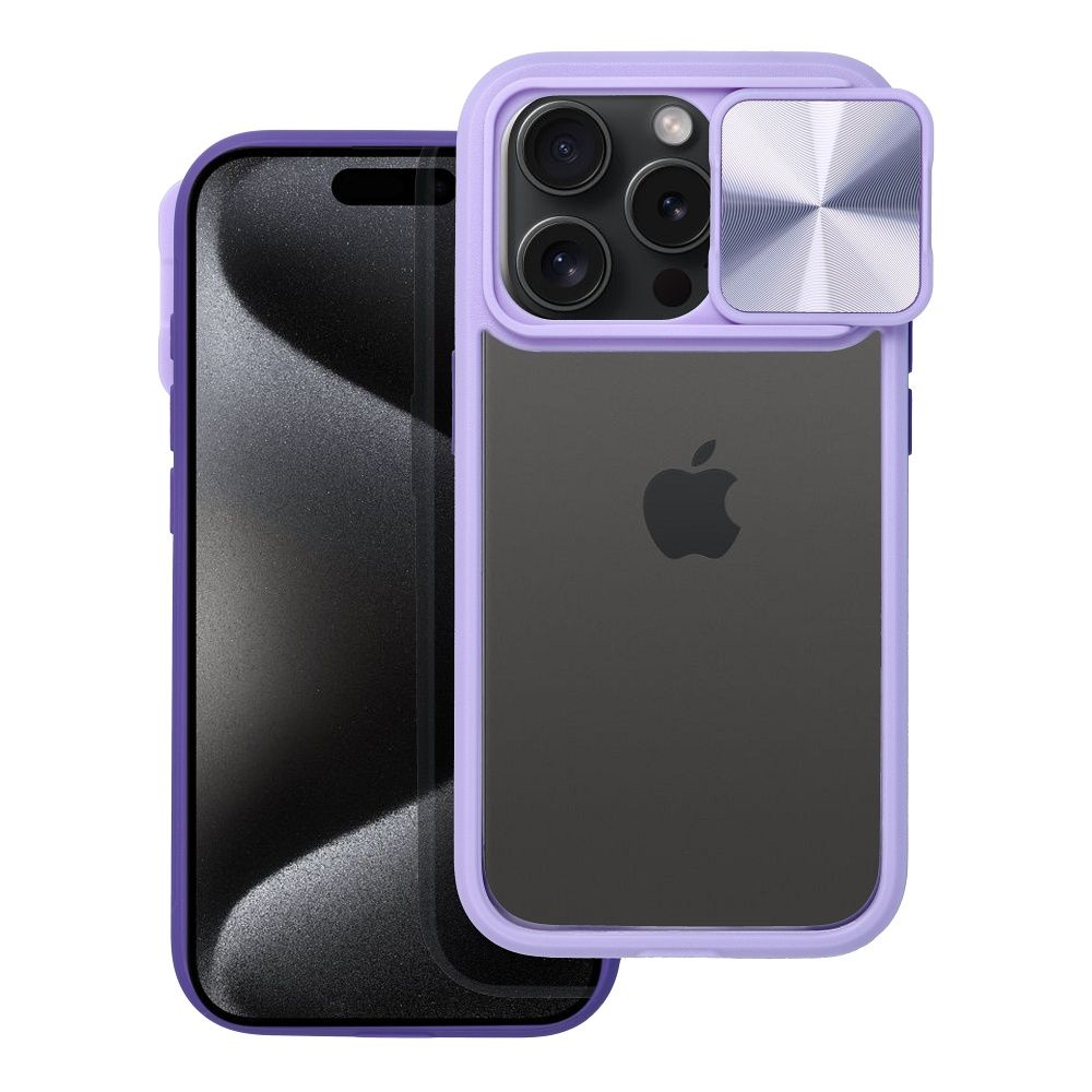 SLIDER dėklas telefonui IPHONE 13 Pro violetinis