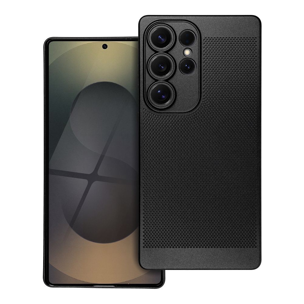 BREEZY dėklas telefonui SAMSUNG S25 Ultra juodas