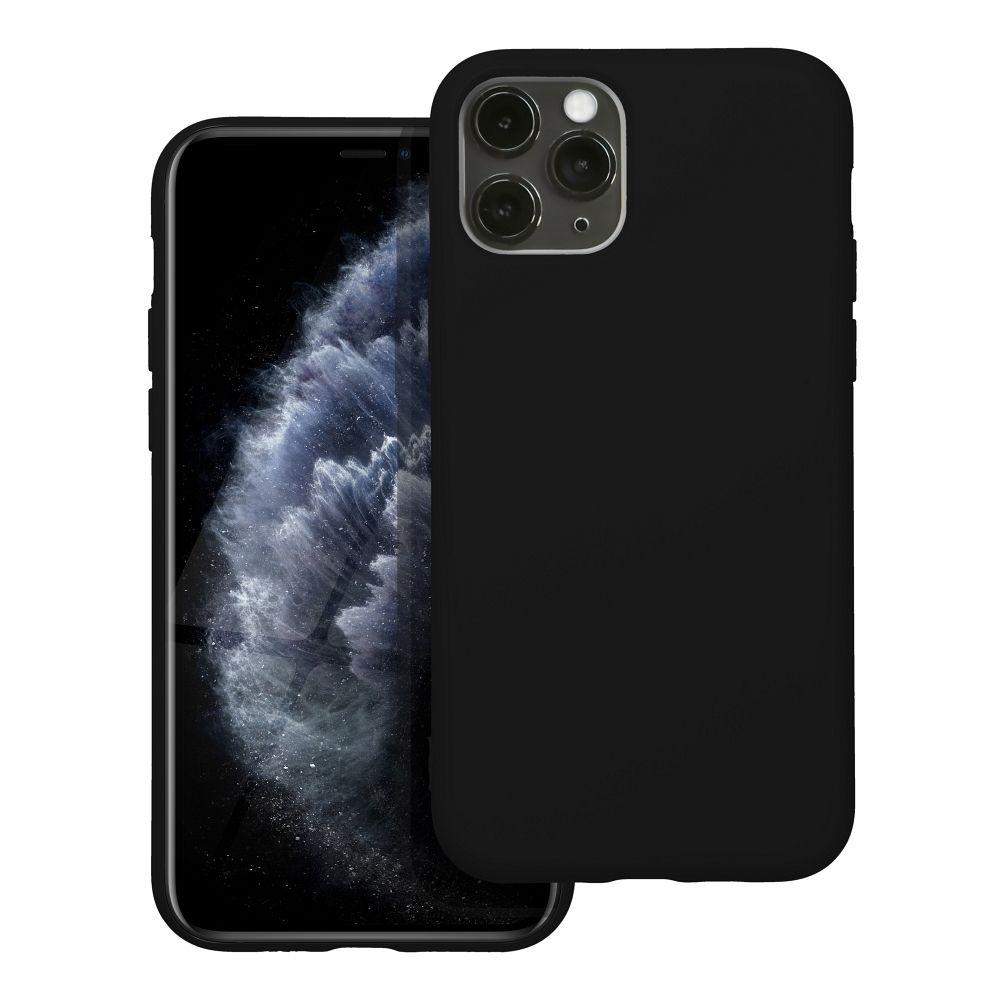 SILICONE dėklas telefonui IPHONE 11 Pro, juodas