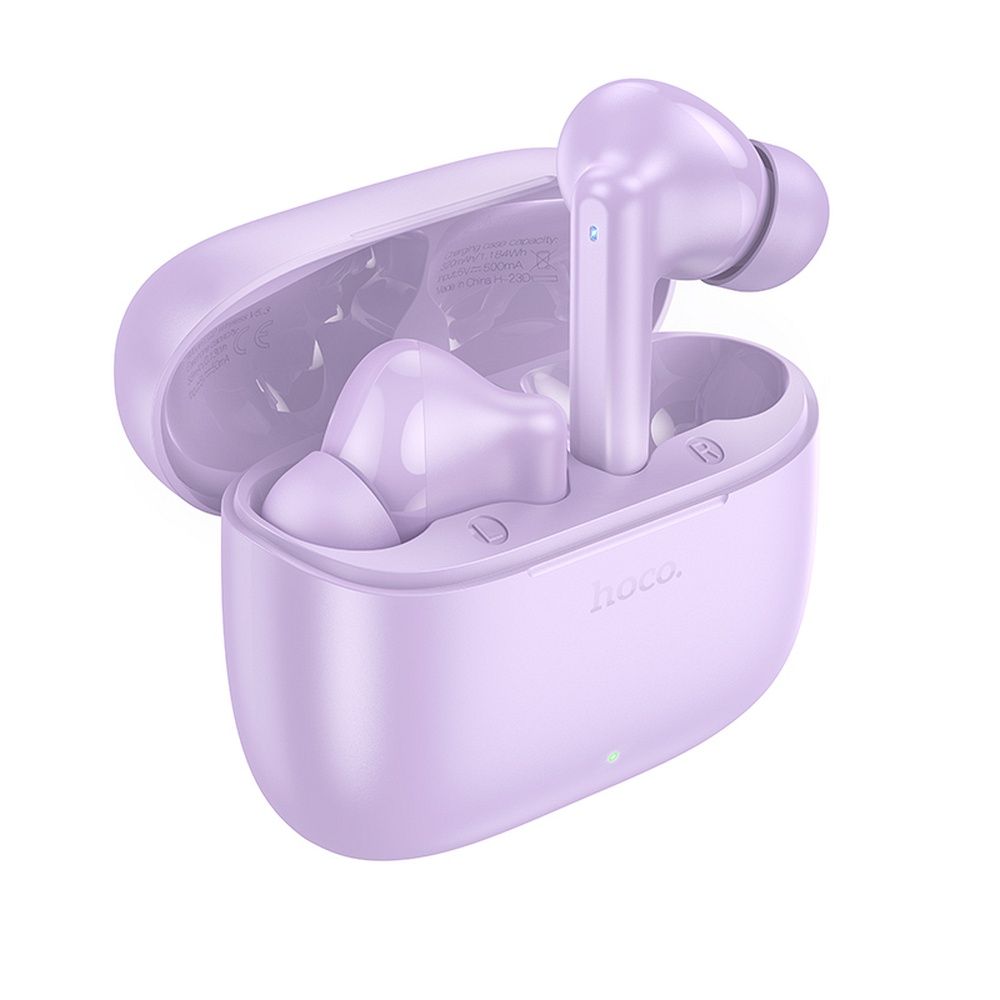 HOCO belaidės bluetooth ausinės TWS EQ2 violetinės