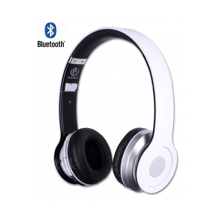 Rebeltec Bluetooth наушники Crystal белые