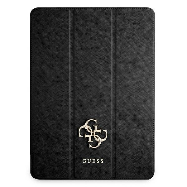 Guess Saffiano Collection dėklas iPad 12.9" 2021 knygos viršelis - juodas