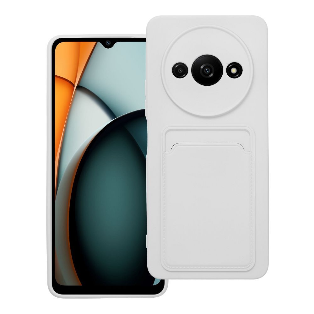 Dėklas telefonui CARD XIAOMI Redmi A3 4G baltas