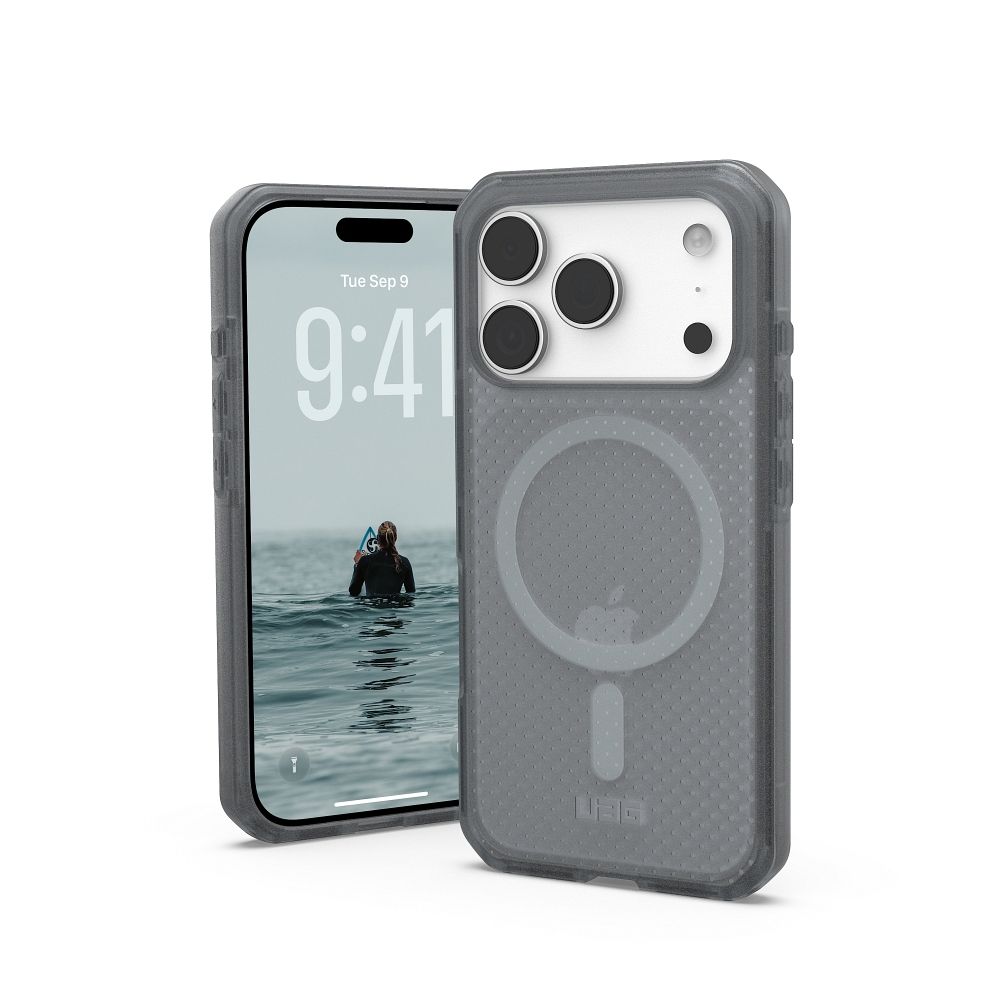 UAG Urban Armor Gear dėklas DOT suderinamas su MagSafe iPhone 17 Pro pelenų