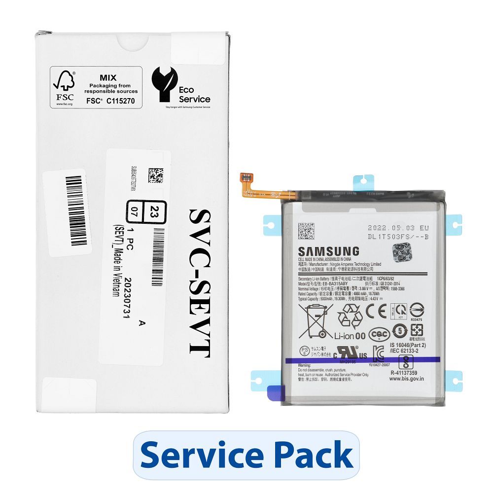 ServicePack baterija EB-BA315ABY skirta SAMSUNG A31 A315 GH82-22762A