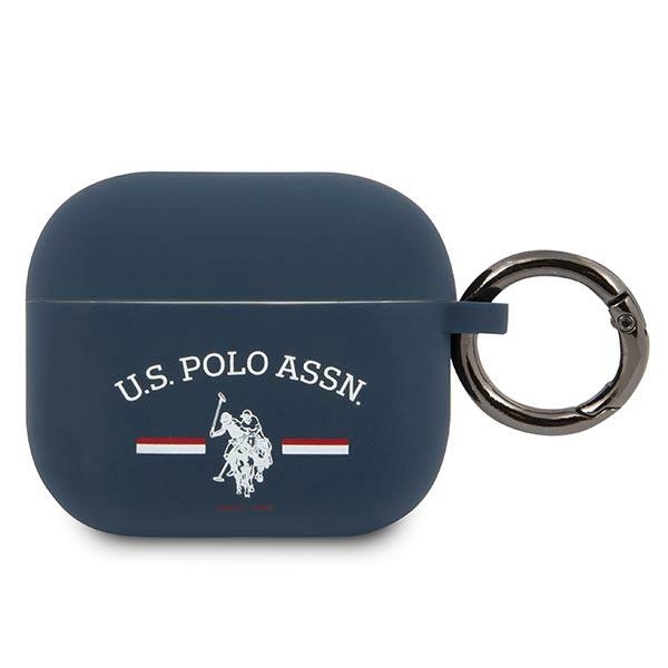 US Polo USACA3SFGV AirPods 3 dėklas tamsiai mėlynas/tamsiai mėlynas