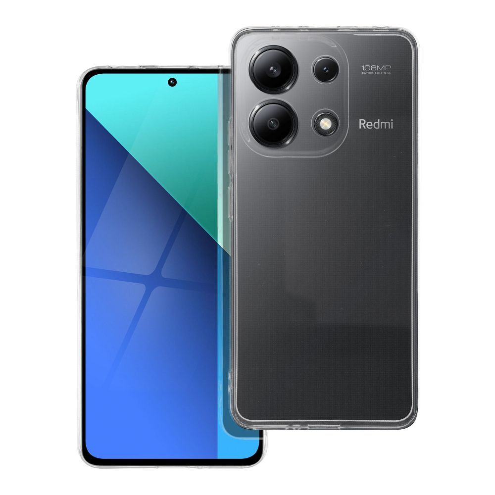 Permatomas dėklas telefonui 2 mm BOX skirtas XIAOMI Redmi Note 13 4G