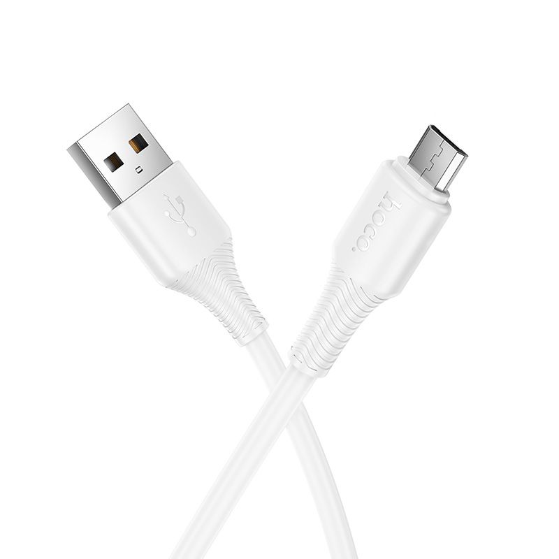 Kabelis USB A į Micro USB Hoco 2,4A 1 m X120 baltas