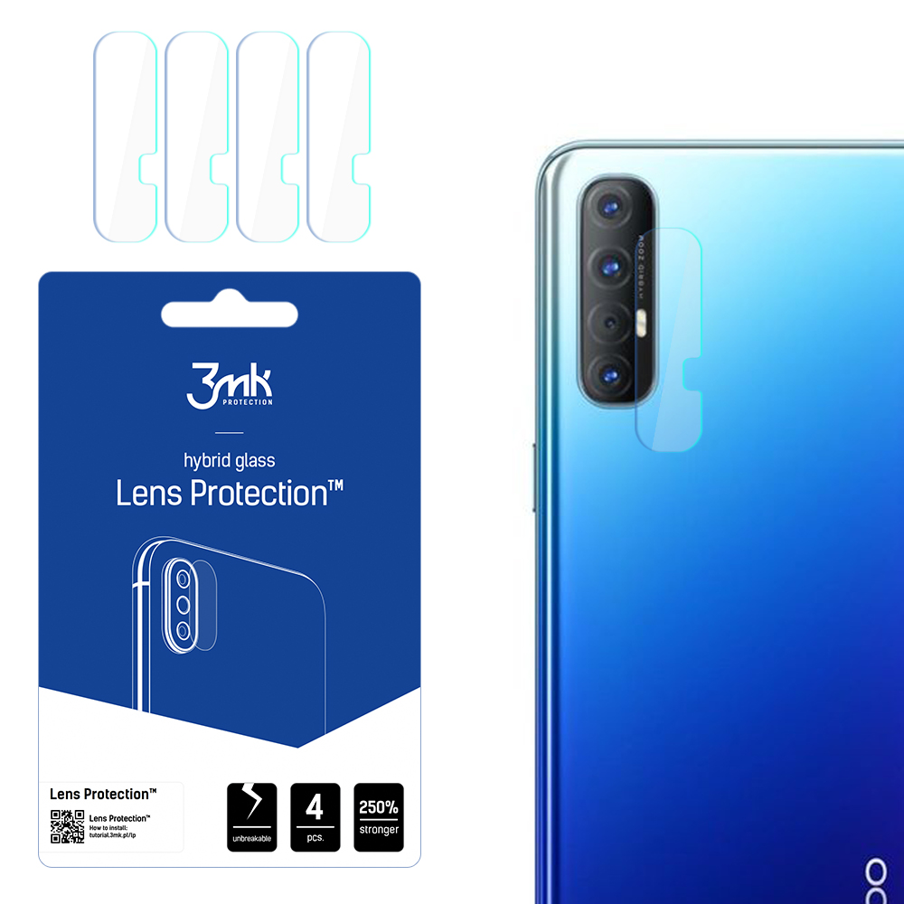3mk objektyvo apsauga™ hibridinis kameros stiklas Oppo Reno 3 Pro