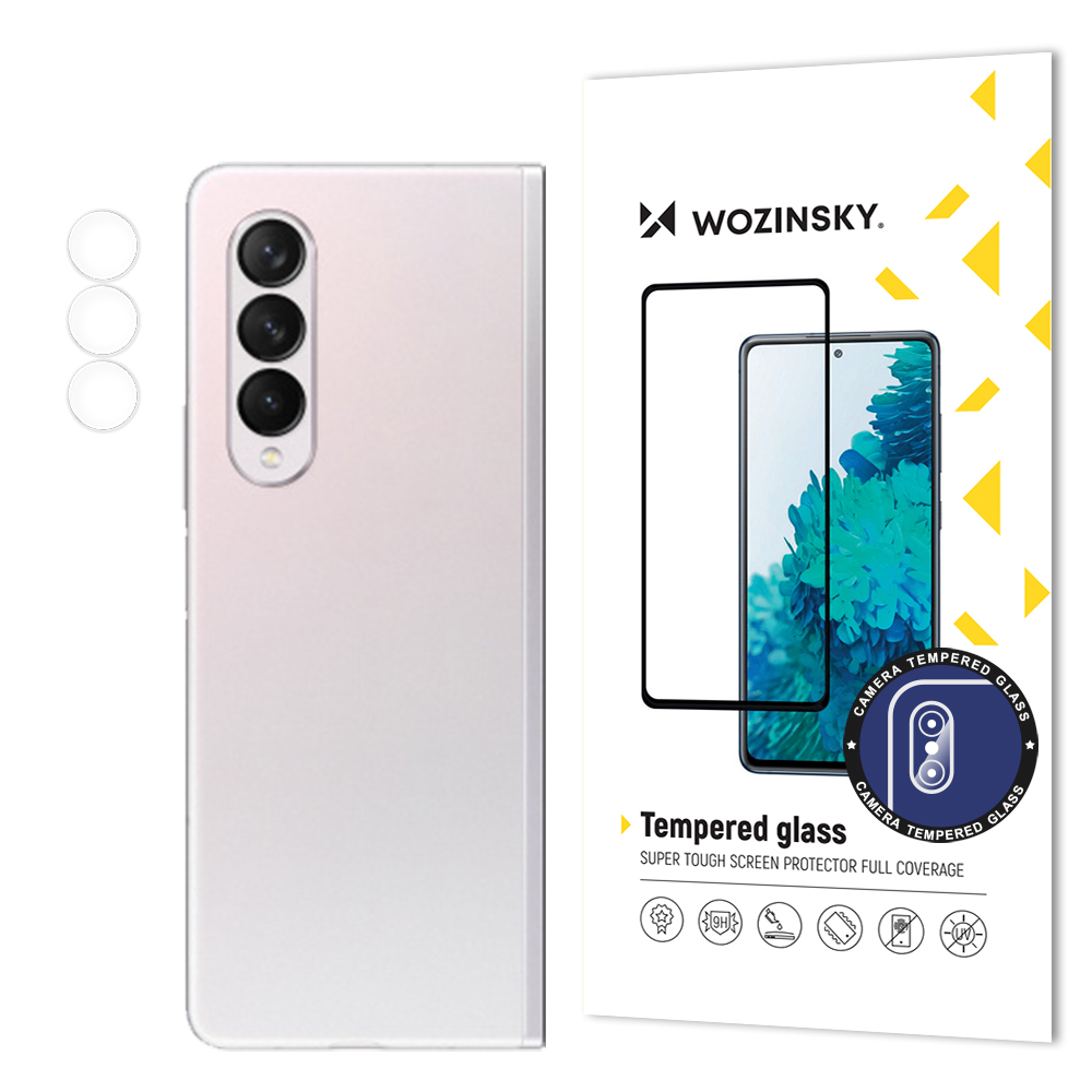 Wozinsky Apsauginis stiklas 9H grūdintas stiklas visoms Samsung Galaxy Z Fold 3 kameroms