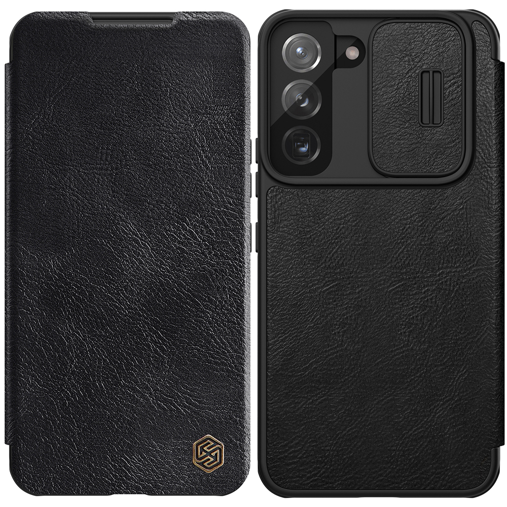 Dėklas Nillkin Qin Pro Leather Samsung S906 S22 Plus 5G juodas