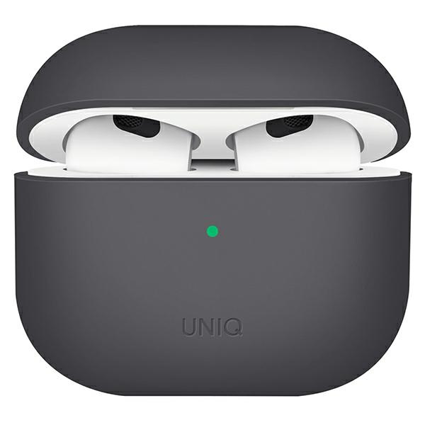 Uniq Lino silikoninis dėklas AirPods 3 - pilkas
