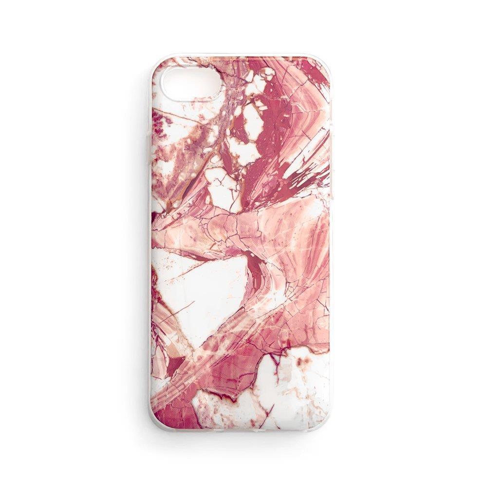 Wozinsky Marble gelinis dėklas marmurinis Samsung Galaxy S22 + (S22 Plus) rožinė