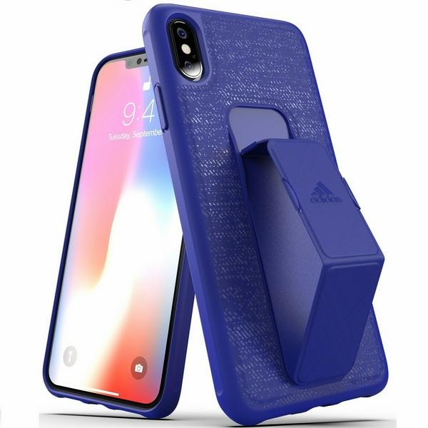 Adidas SP Grip dėklas iPhone Xs Max - violetinis