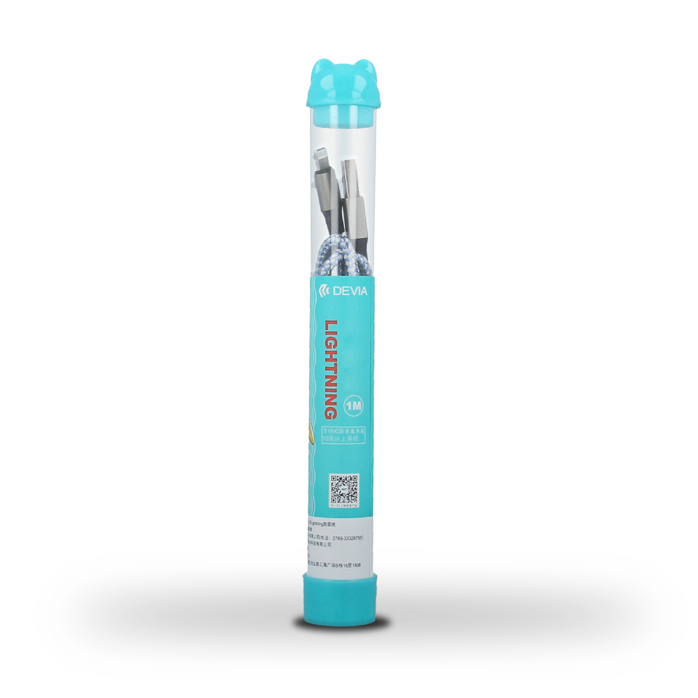 Devia kabelis Vogue USB - Lightning 1,0 m 2,4A vamzdelis