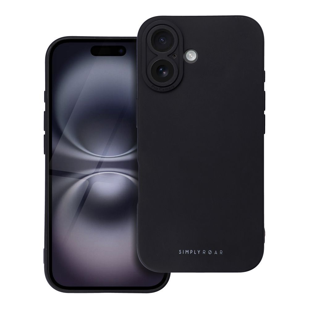 ROAR dėklas telefonui LUNA iPhone 16 juodas