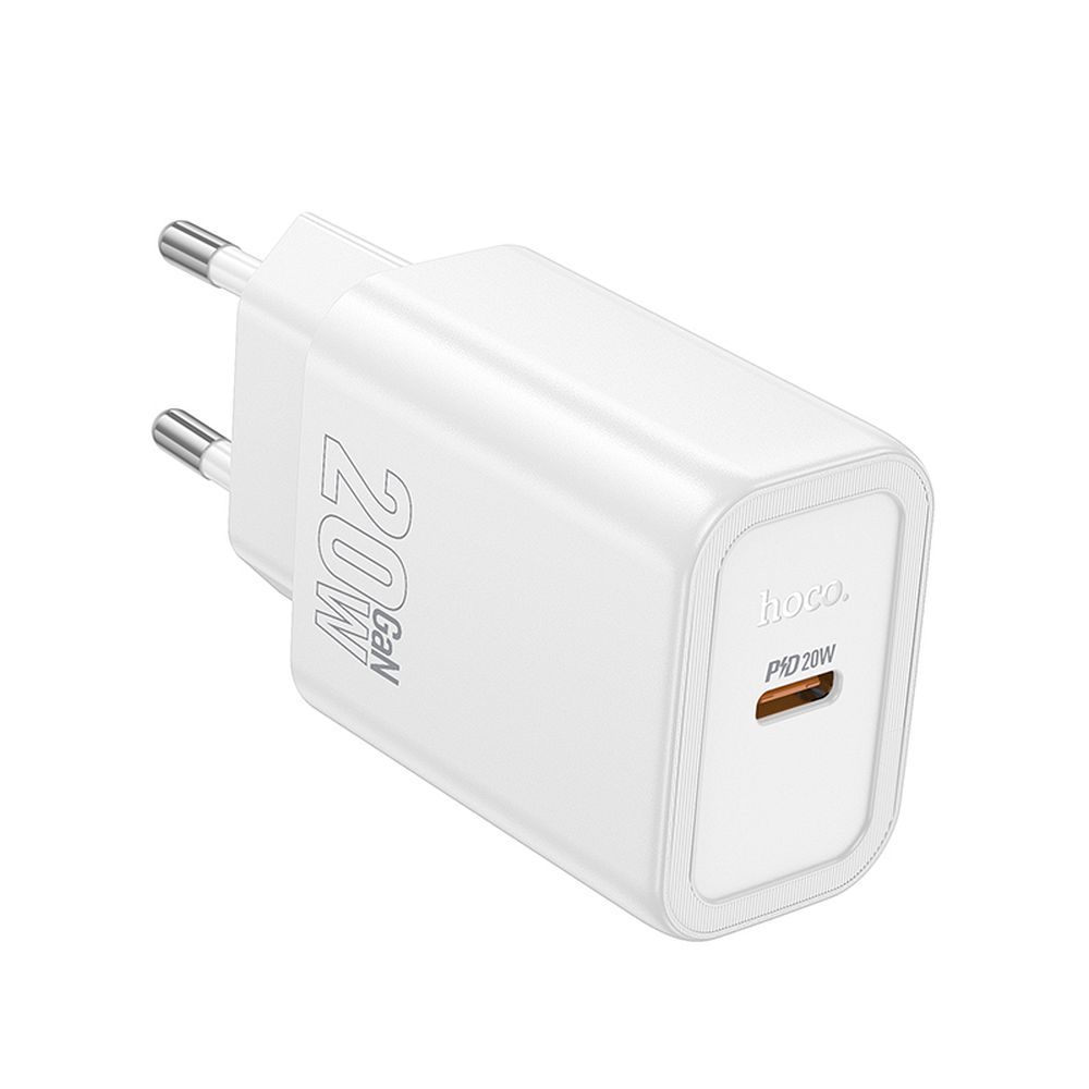 Įkroviklis Hoco USB-C QC PD 20W N60 baltas